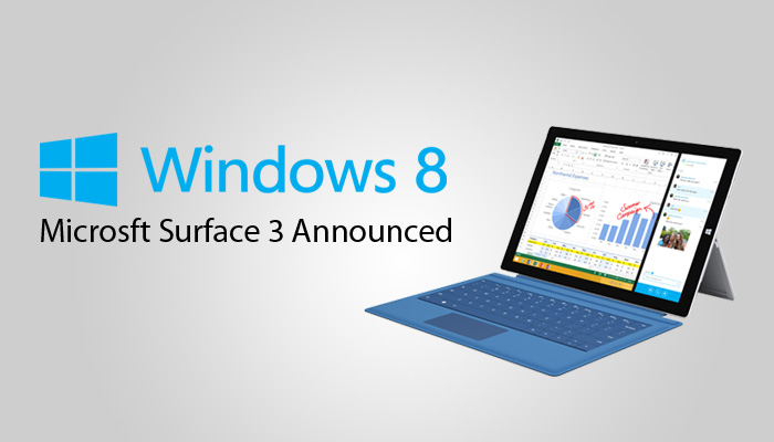 Microsoft Surface 3 release date announced